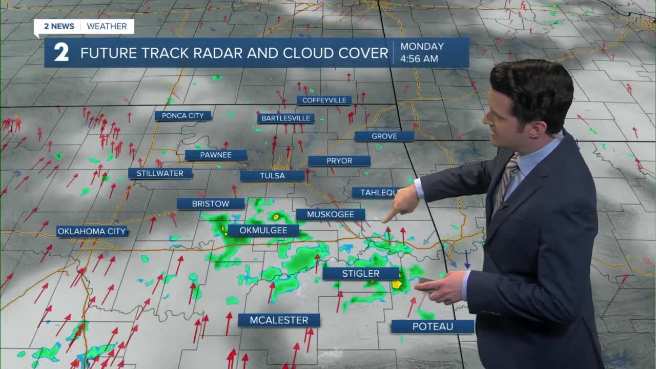 Chance for a few more showers