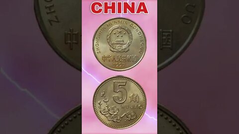 China 5 Jiao 1997.#shorts #education #coinnotesz