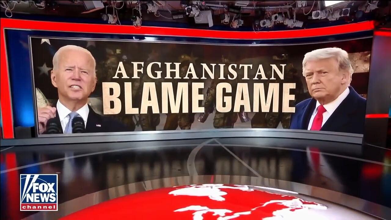 Joe Biden Tries Blaming Donald Trump For HIS Afghanistan Crisis