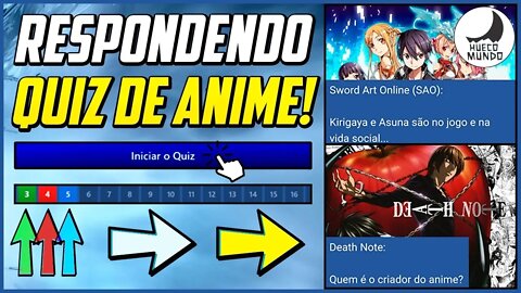 Desafio: Respondendo perguntas sobre animes!! | Hueco Mundo