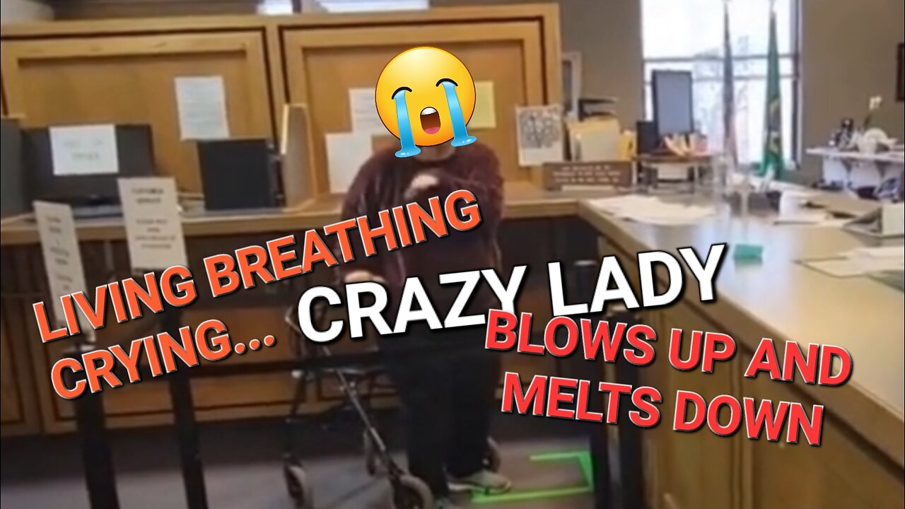 CRAZY Crybaby Karen Melts Down Over 1st Amendment Audit - Spokane, WA