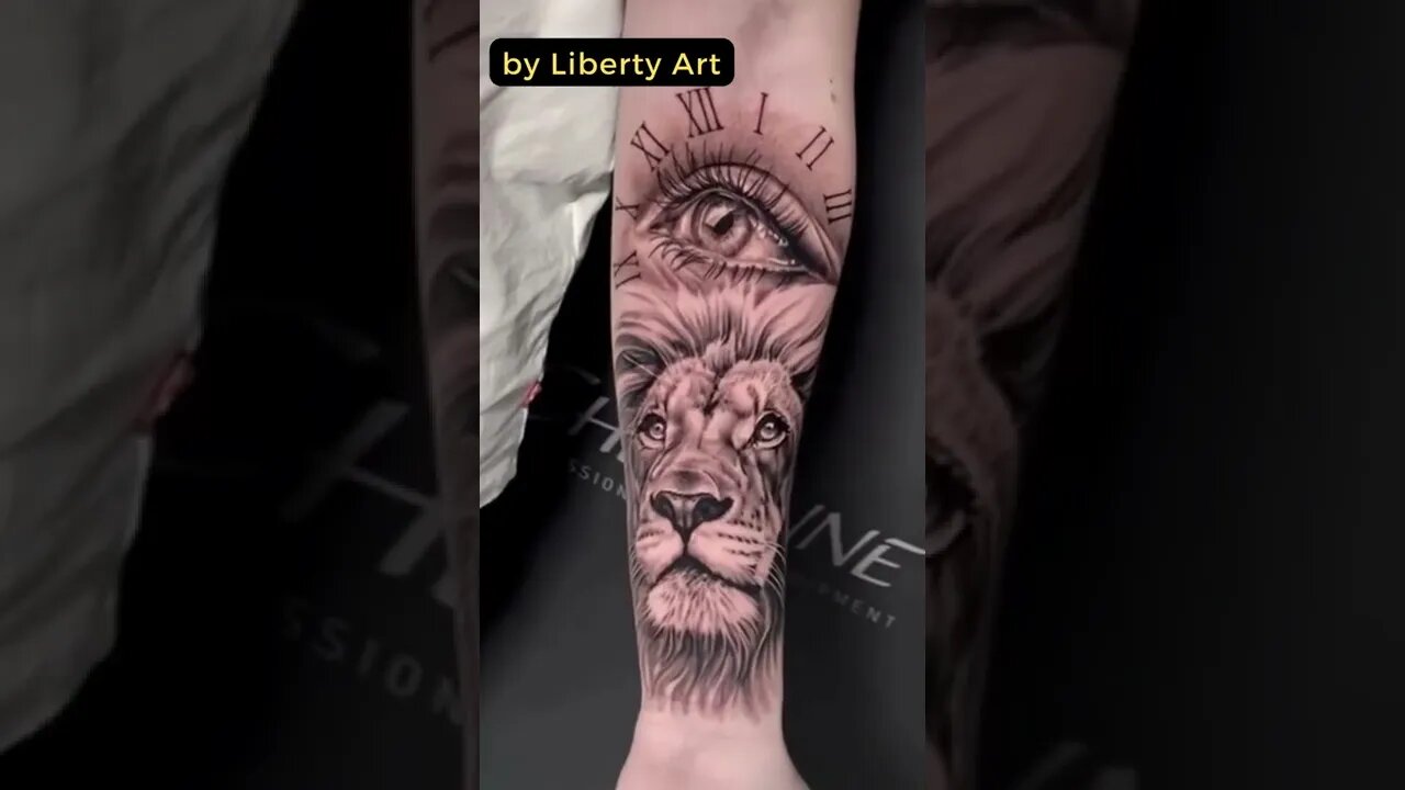 Stunning work by Liberty Art #shorts #tattoos #inked #youtubeshorts