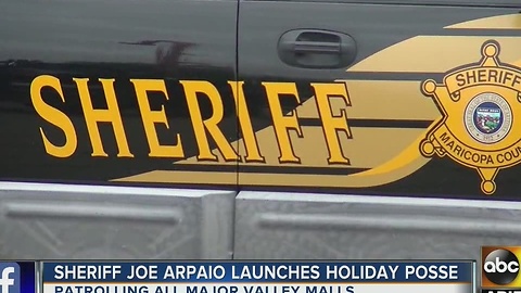 Maricopa County begins its 'Holiday Posse' to deter crime at shopping malls