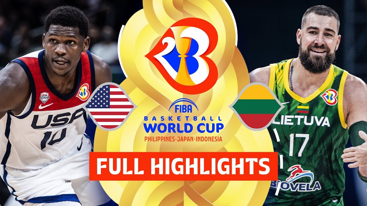 USA 🇺🇸 vs Lithuania 🇱🇹 | Full Game Highlights | FIBA Basketball World Cup 2023