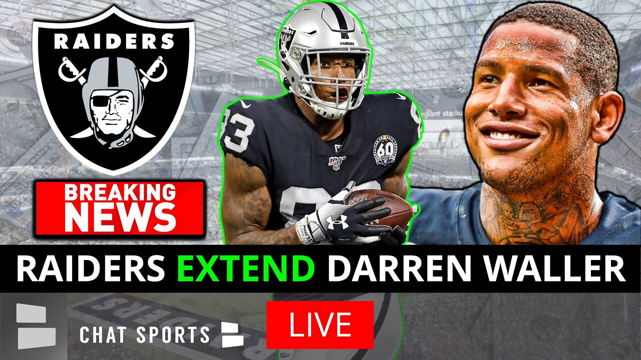 LIVE: Las Vegas Raiders Sign TE Darren Waller To 3-Year Contract Extension | Raiders News