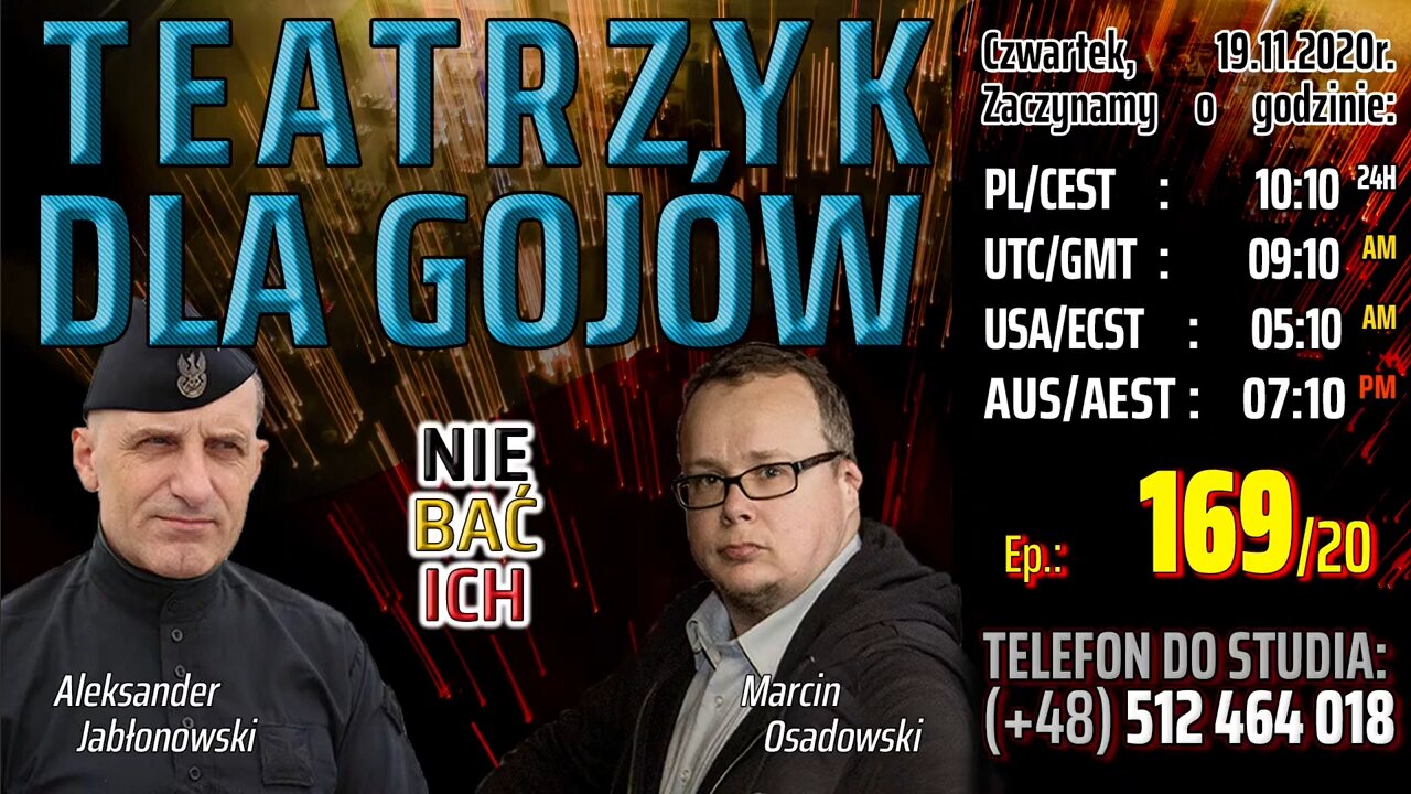 TEATRZYK DLA GOJÓW - Olszański, Osadowski NPTV (19.11.2020)