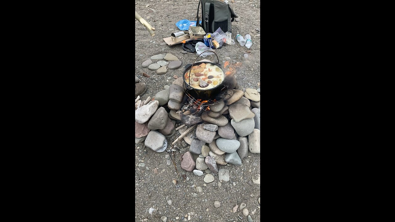 Old fashioned seafood boil