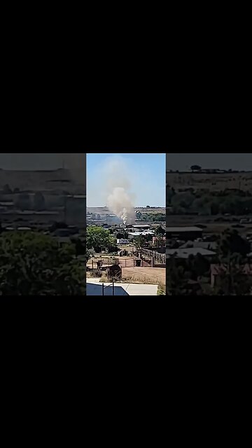 Plane crash reported near Santa Fe Regional Airport in Santa Fe, New Mexico.