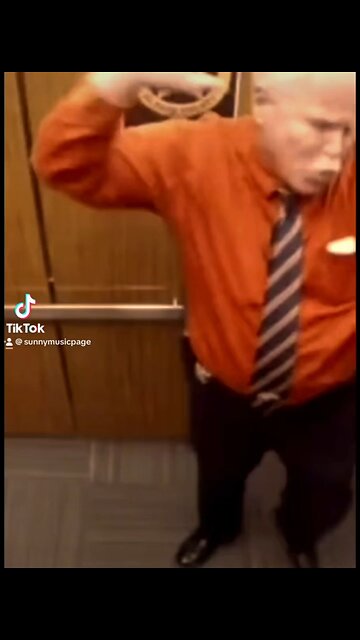 Dancing in the elevator
