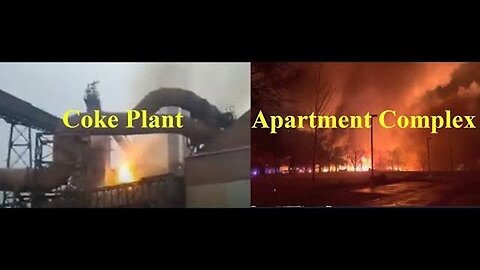 OHIO AGAIN! Coke Plant Explosion, Apt. Buildings Explode, Cars Melt - DEW？
