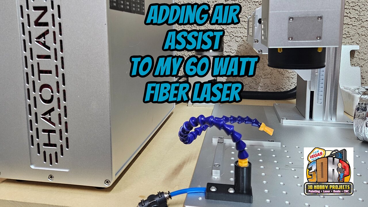 Hoatian 60 Watt Fiber Laser | Air Assist | Light Source Engraving