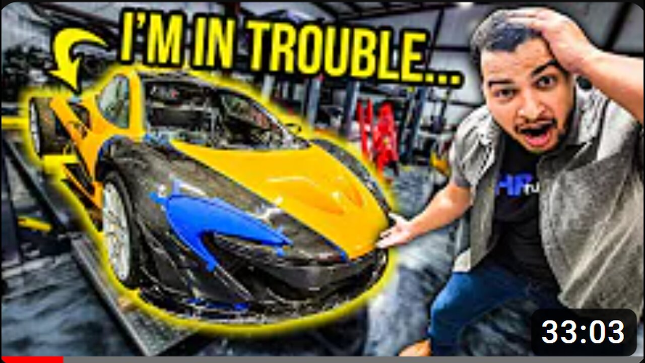 Rebuilding A Flooded $2,000,000 McLaren P1