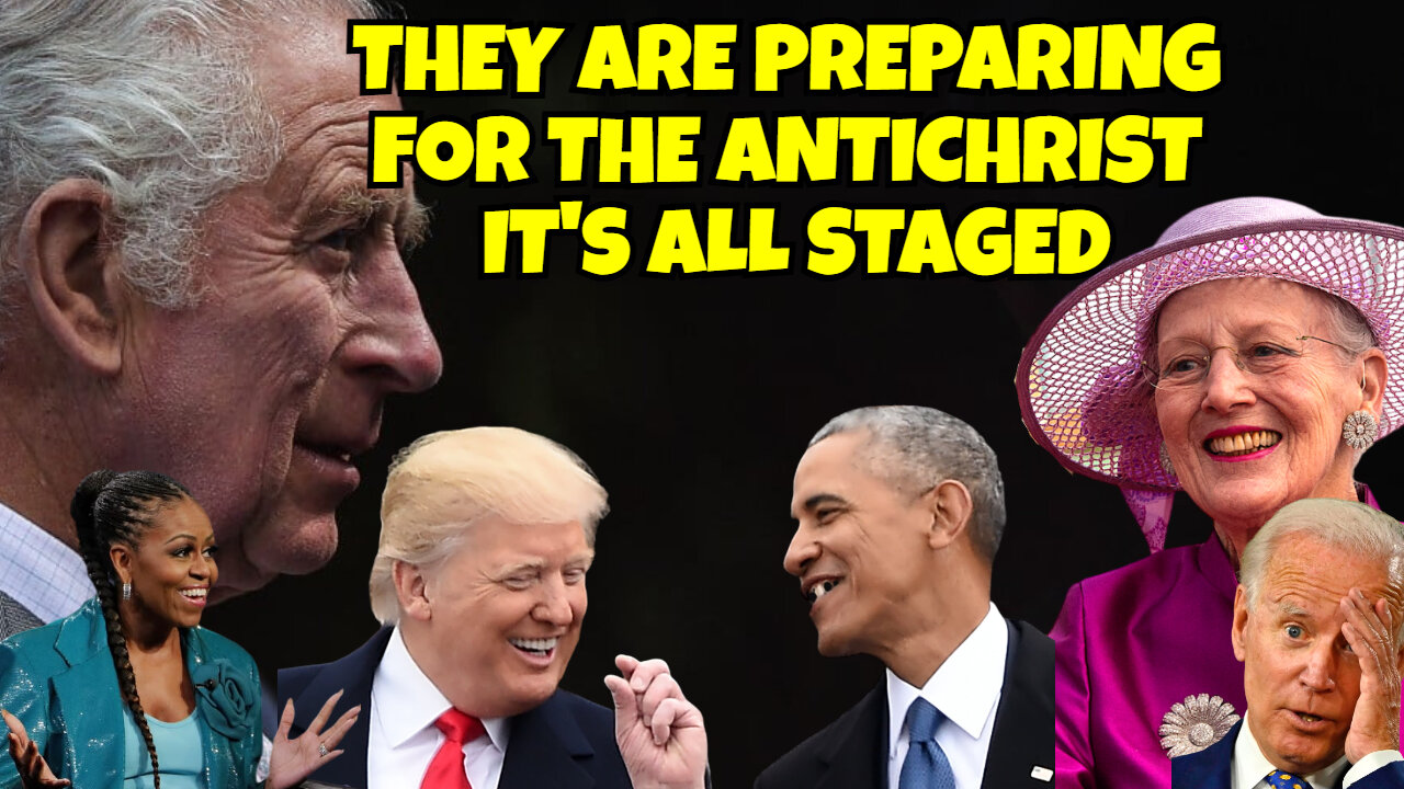 IT'S ALL STAGED THEY PREPARING FOR THE ANTICHRIST LOOK AT THE PATTERNS