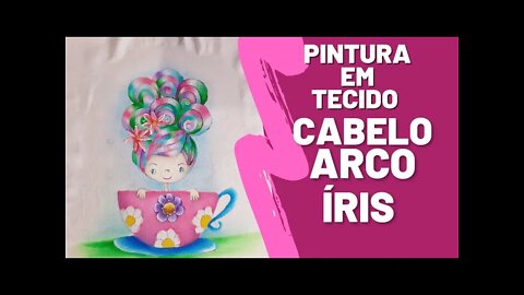 Pintura Em Tecido Cabelo Bonequinha 3