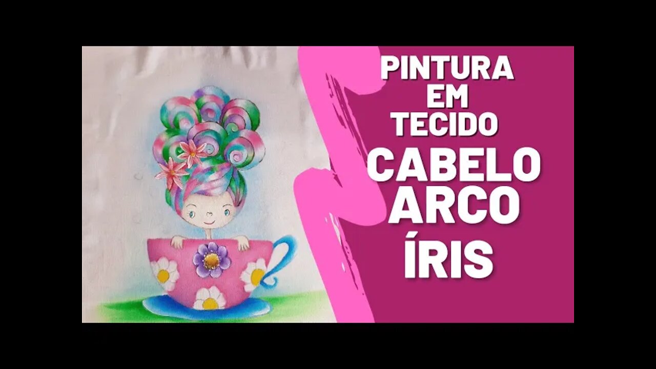 Pintura Em Tecido Cabelo Bonequinha 3