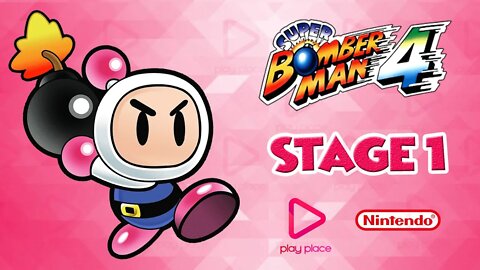 Super Bomberman 4 - Super Nintendo / Stage 1