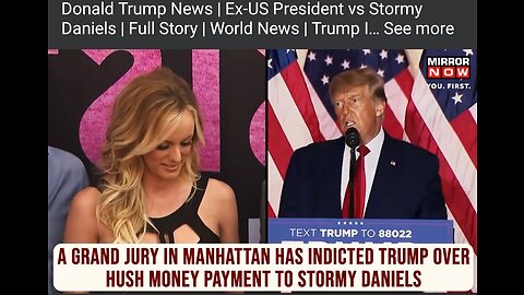 Donald Trump News Ex-US President vs Stormy Daniels | Full Story |