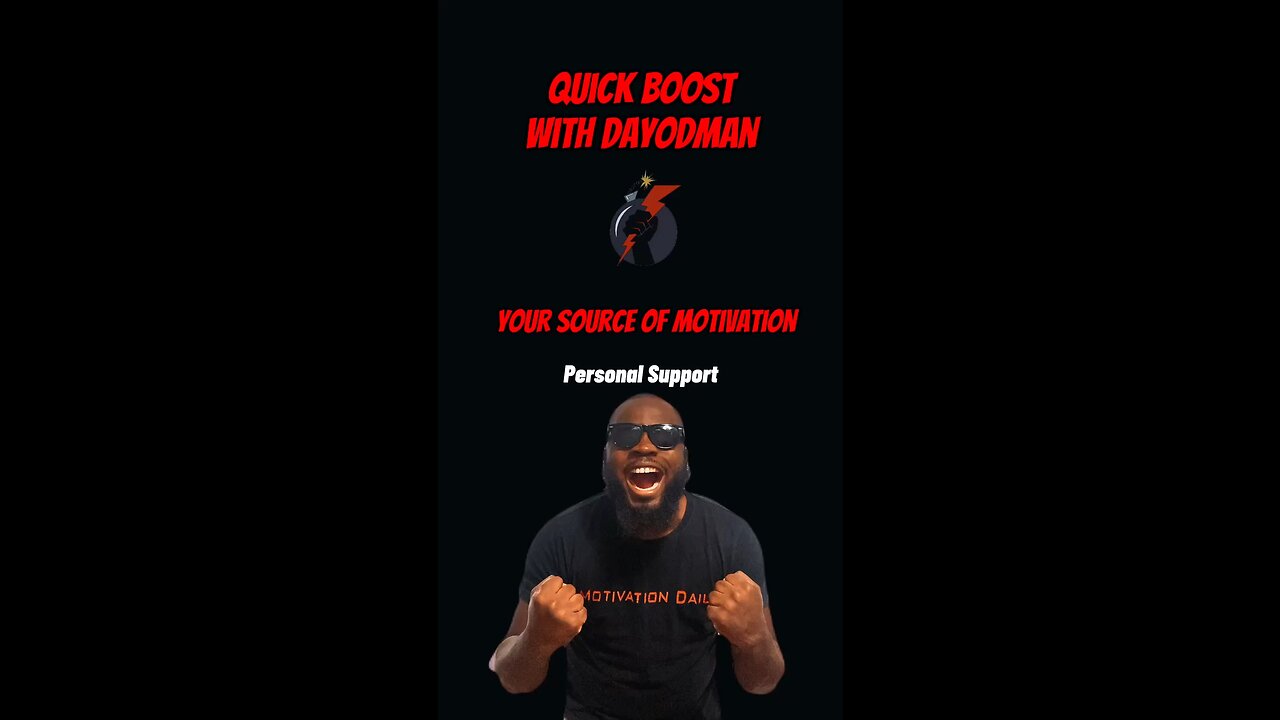 Personal Support #dayodman #you #supportself #motivation #eeyayyahh