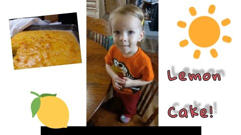 Summertime Lemon Cake! 🍋 #lemoncakerecipe #memories #tinyhome #homesteadvlog