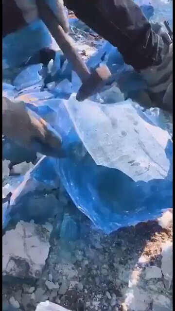 Just breaking some rocks.