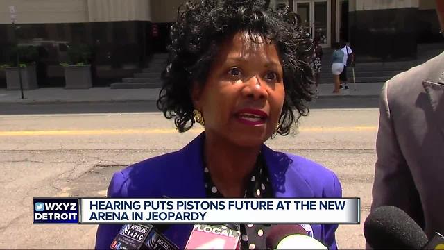 Hearing puts Pistons future at Little Caesars arena in jeopardy