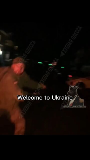 Ukranian Woman Beaten by a TCC Officer for Filming the Conscription of her Boyfriend!