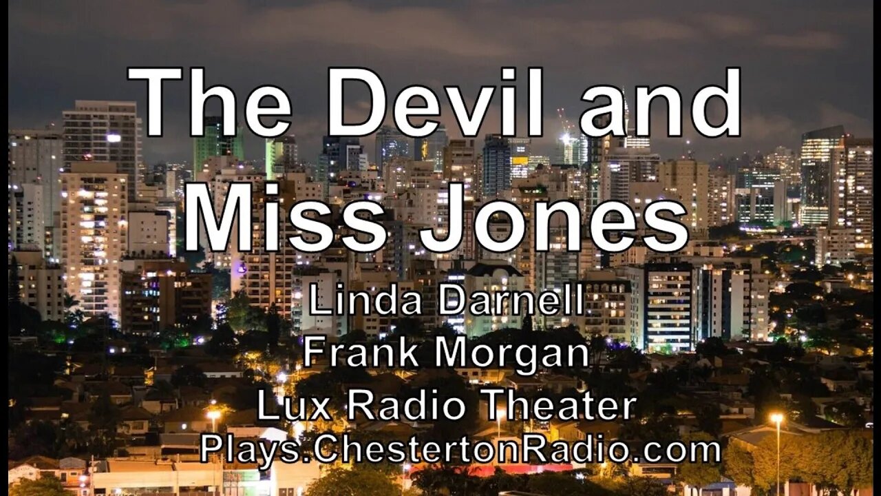 The Devil and Miss Jones - Linda Darnell - Frank Morgan - Lux Radio Theater