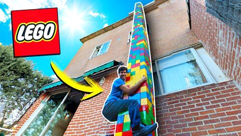 ¡CONSTRUIMOS LA TORRE DE LEGO MÁS ALTA DEL MUNDO! (+1.000 BLOQUES 😱) *EN LA VIDA REAL*