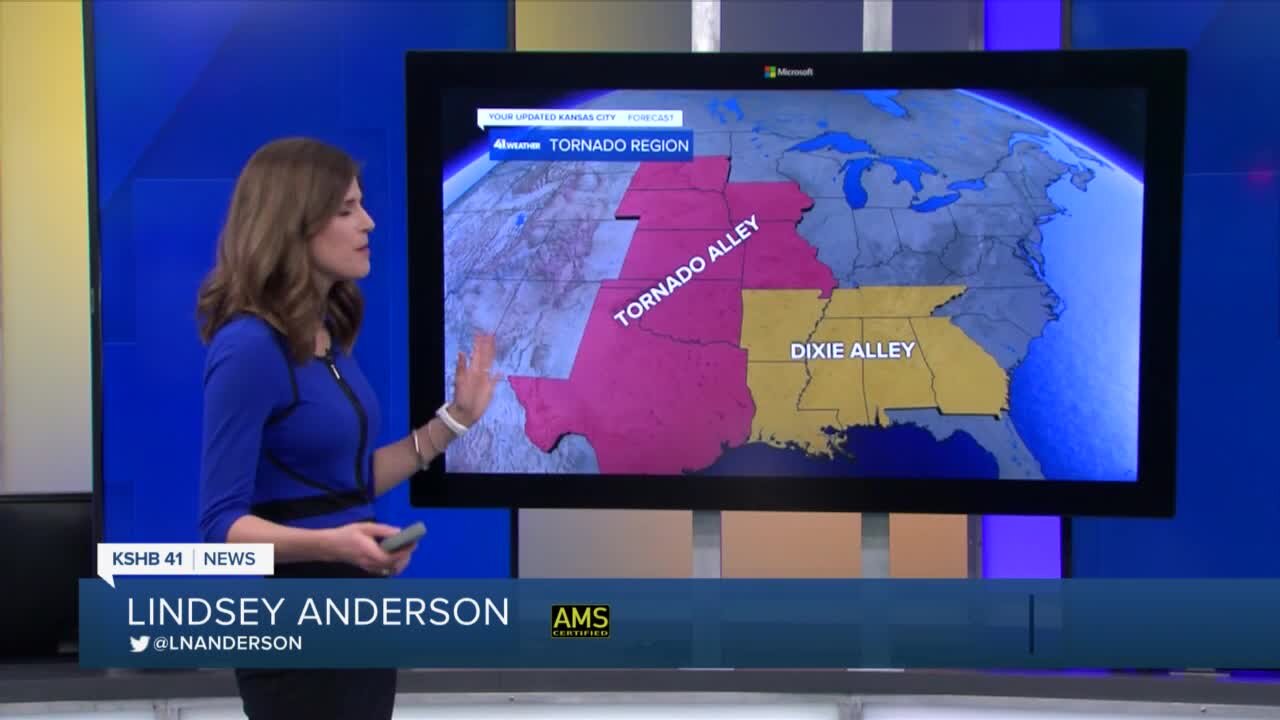 Tornado Alley, Dixie Alley: Last 2 severe weather seasons compared to 20-year average