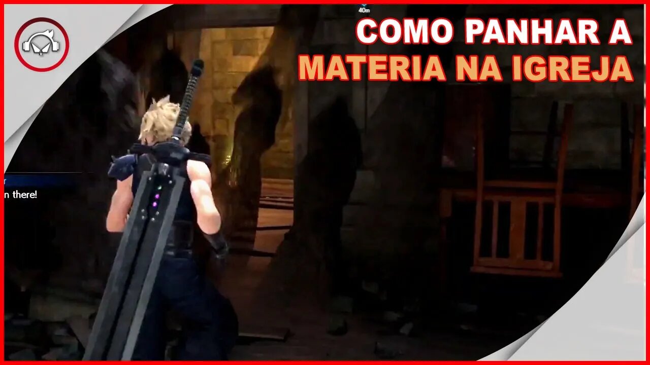 Final Fantasy VII Remake, Como Conseguir Panhar a Materia Na Igreja - Gameplay PT BR