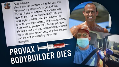 Fervent Pro-Vaccine Bodybuilder Mysteriously Dies Before Show