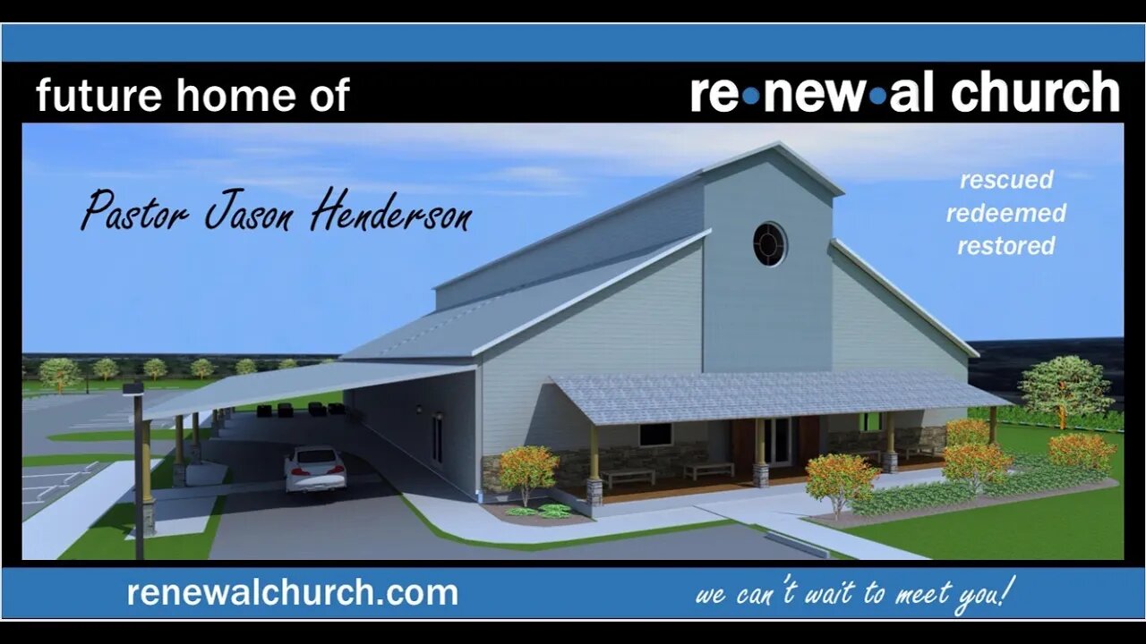 Renewal Church Fly-By-Artist-Rendering ~ now building at 2335 Appy Lane, Apopka.