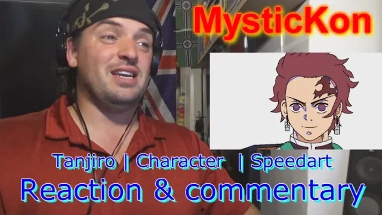 GF17: Reaction & commentary MysticKon speedart Tanjiro | Character