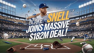 Blake Snell JOINS Dodgers in MASSIVE $182M Deal!