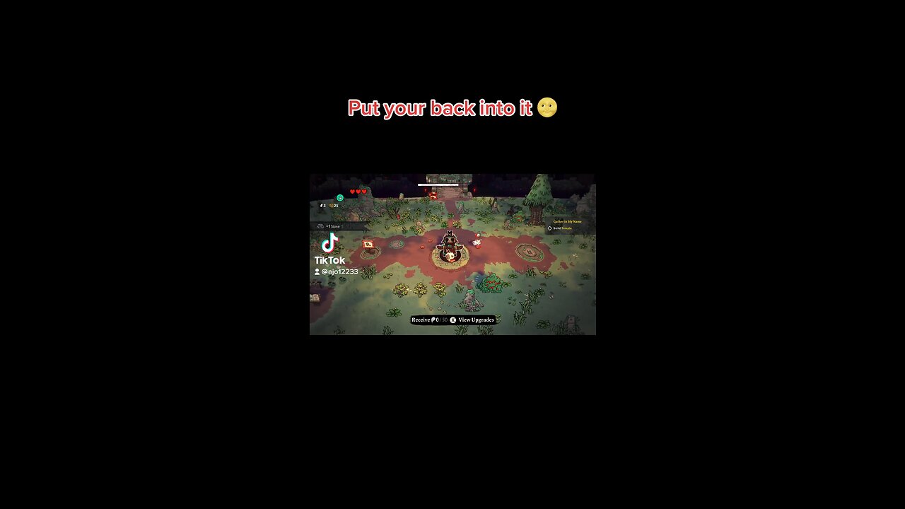 Put your back into it 🌝