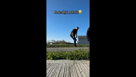 Was a good attempt. Definitely going to land it next time😅 #skateboard #scooter