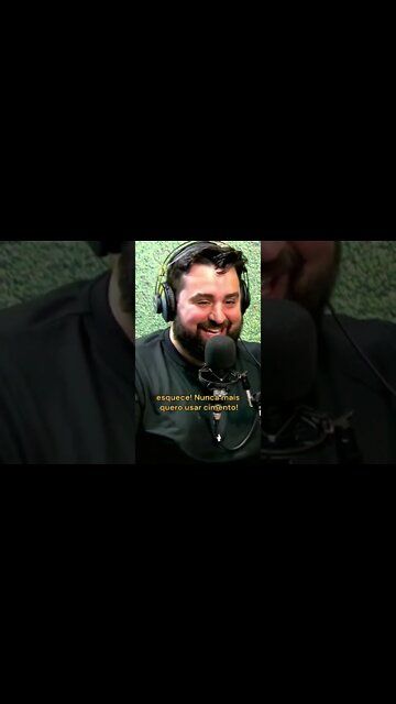 Nunca mais quero usar cimento #cortesdepodcast #biomassadobrasil #cimento #argamassa #obra