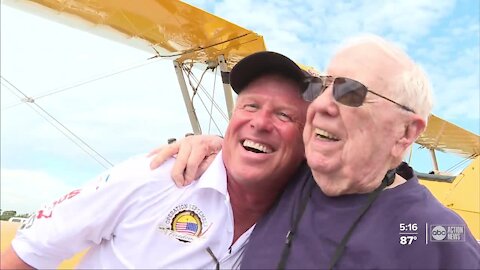 'Dream flights' take WW2 veterans up to fly in biplanes