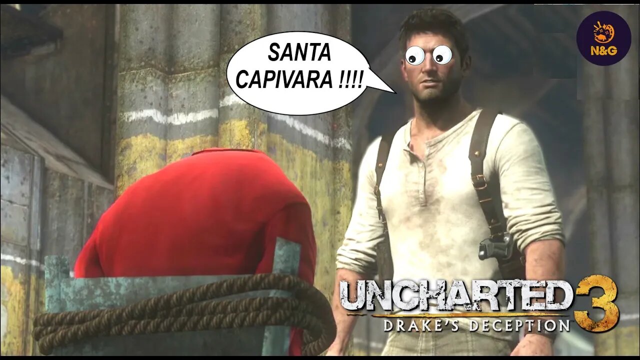 UNCHARTED 3: DRAKE'S DECEPTION #12 Encontramos o Refém ! (Em Português PT-BR)