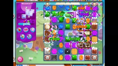 Candy Crush Level 5818 Talkthrough, 25 Moves 0 Boosters