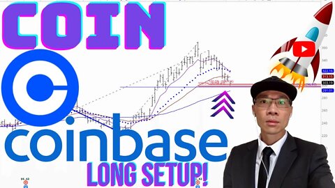 COINBASE (COIN) - Potential Support at $297 Wait for Strength Above *THIS* Moving Average 🚀🚀