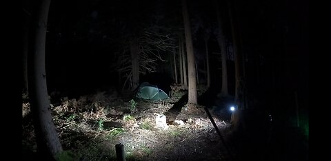 Chopping firewood. Nightlapse GoPro 20th Jan 2023