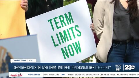 Kern residents deliver term limit petition signatures to county