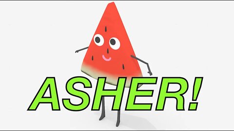 Happy Birthday ASHER! - WATERMELON Birthday Song