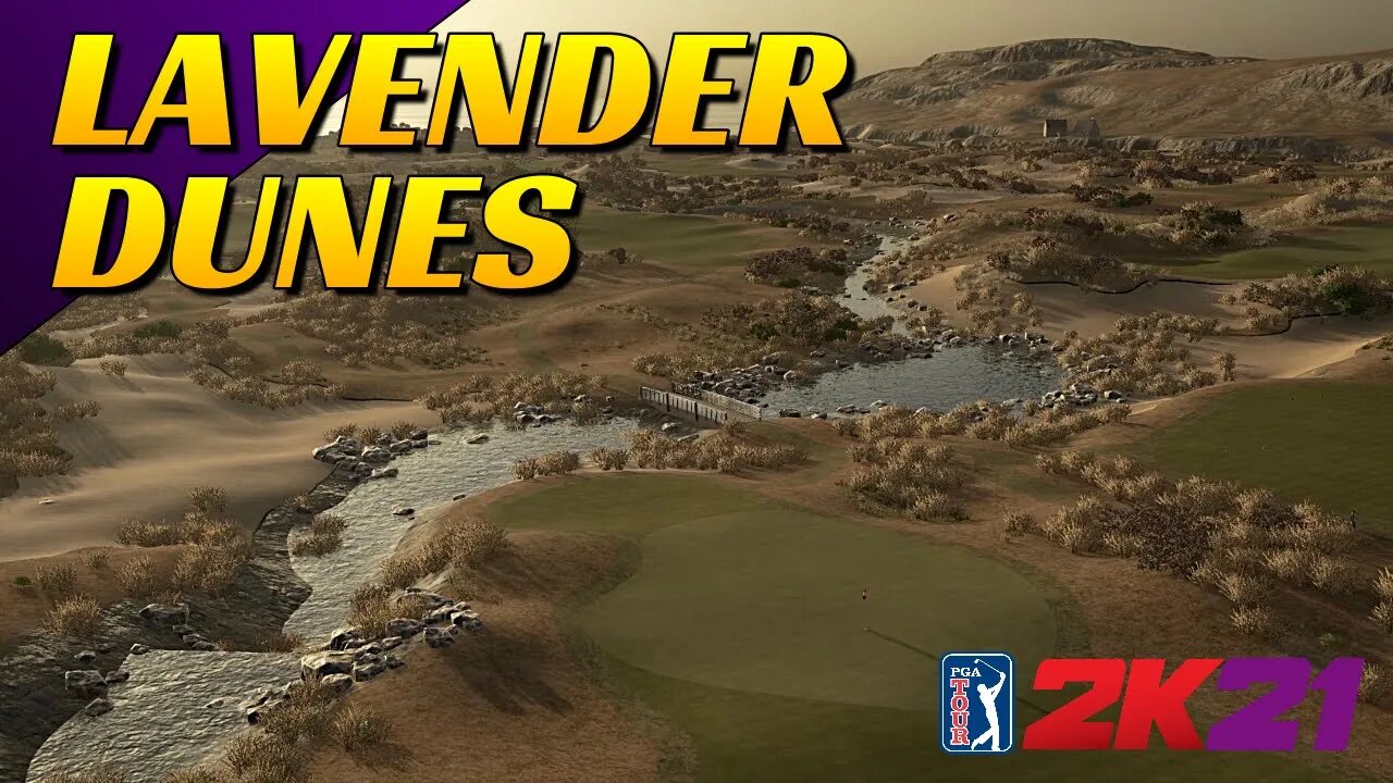 Lavender Dunes - PGA TOUR 2K21 (Course Playthrough)