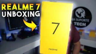 Realme 7 - COM TELA DE 90Hz! Unboxing e Impressões