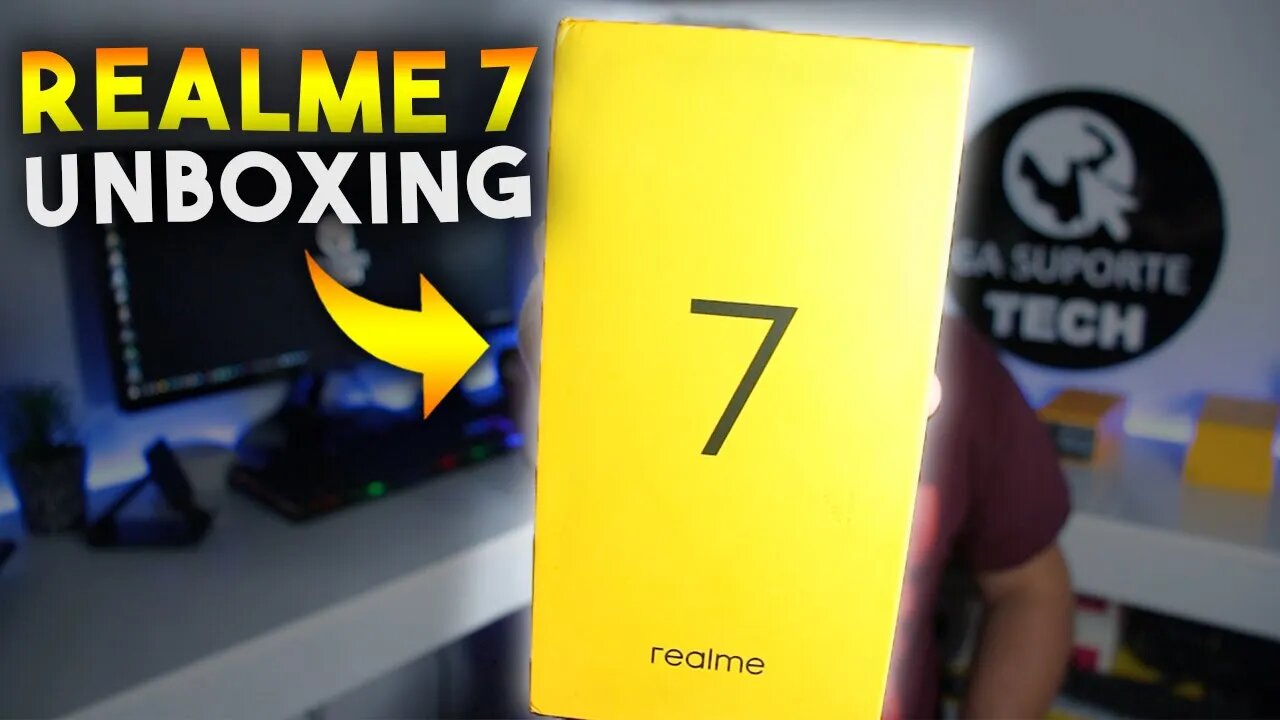 Realme 7 - COM TELA DE 90Hz! Unboxing e Impressões