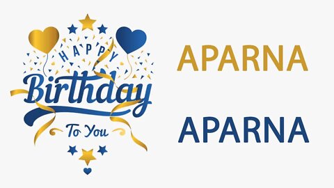 Happy Birthday to Aparna - Hindi Birthday Wish From Birthday Bash