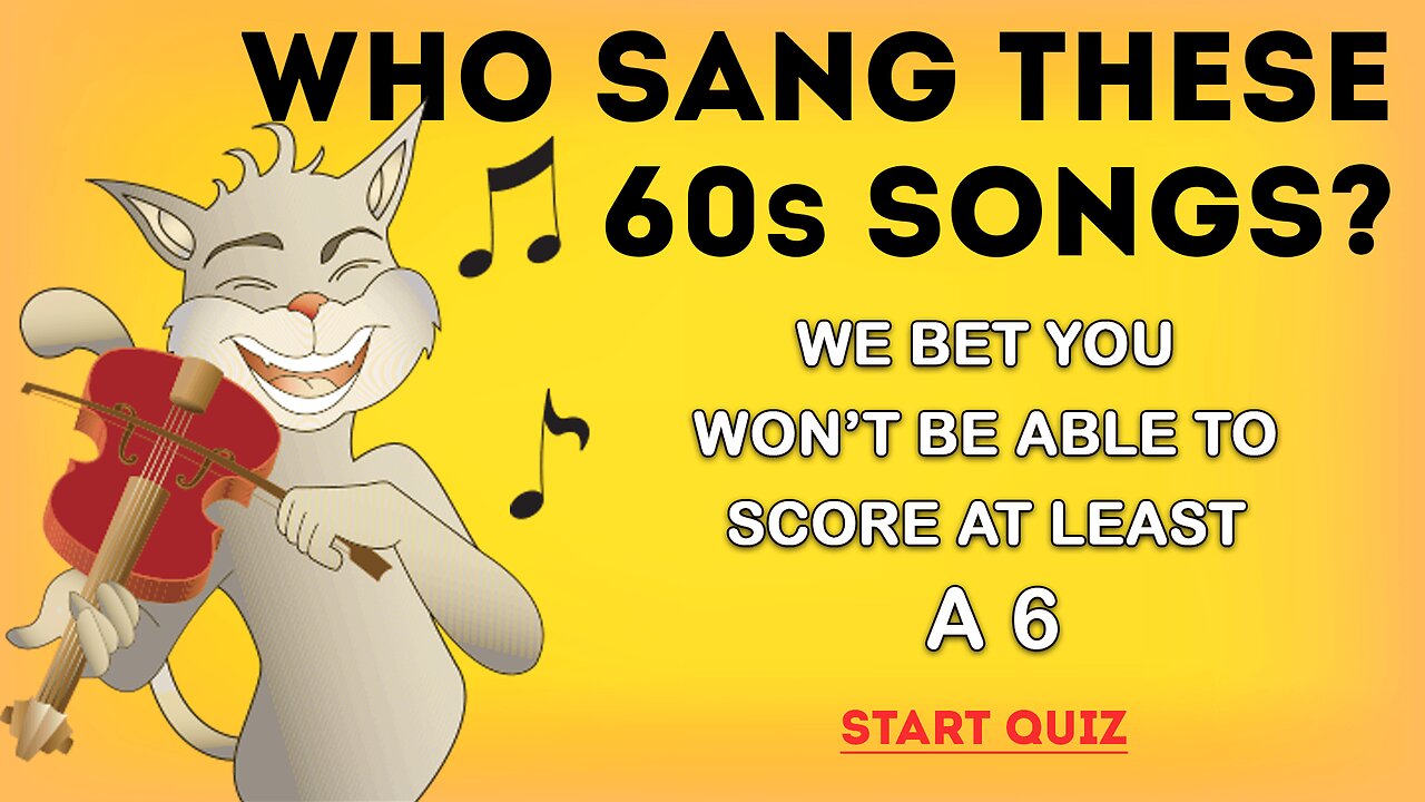 Who Sang These 60s Songs?