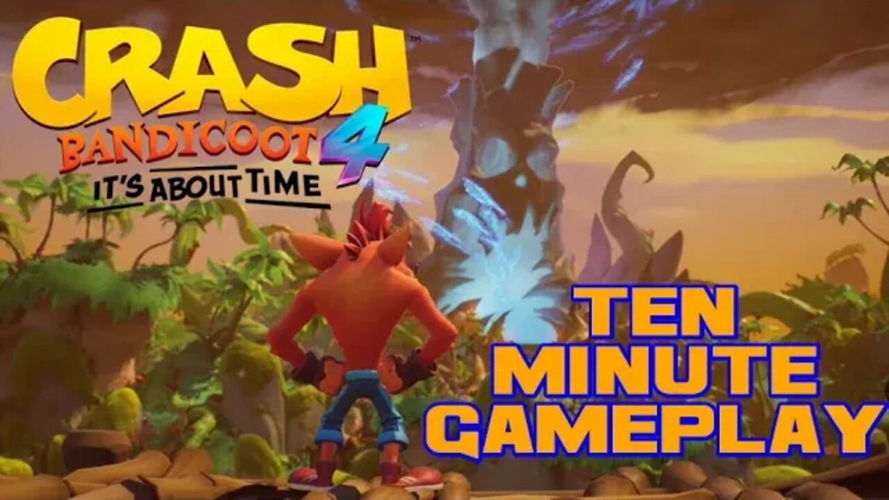 Crash Bandicoot 4: It's About Time - PlayStation 4 Gameplay 😎Benjamillion